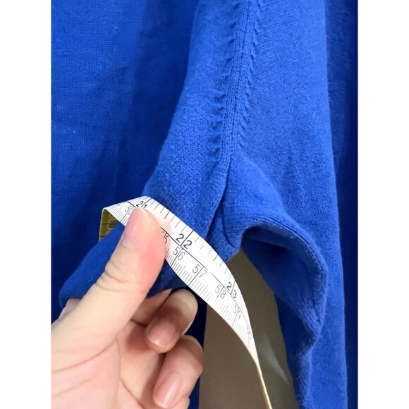 Talbots Blue Knit Turtleneck Pullover Sweater Women's Size 3X XXXL - Picture 5 of 6